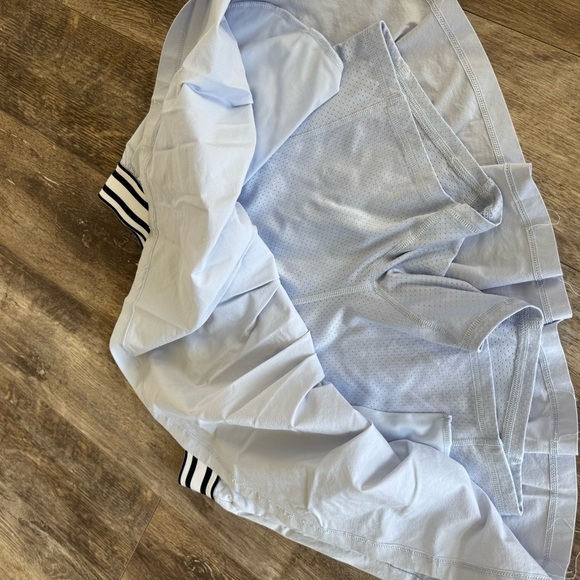 Calia Light Blue Tennis/Golf Skirt with Built in Shorts with Ball Pockets - Picture 7 of 8